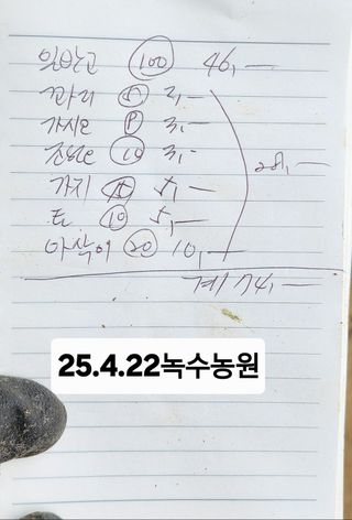 청람정상님의 기타작물 · 영농일지 작성글 사진