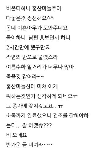 삼성농산님의 마늘 · 영농일지 작성글 사진