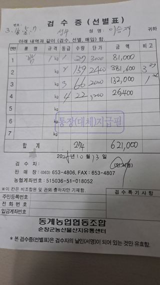 월굴리이승재님의 기타작물 · 영농일지 작성글 사진