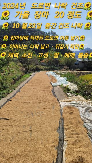 권리를위한투쟁님의 벼 · 영농일지 작성글 사진