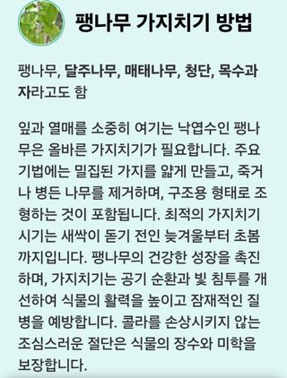 (팽나무*공주)님의 기타작물 · 영농일지 작성글 사진