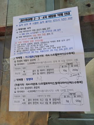 구강회님의 기타작물 · 영농일지 작성글 사진