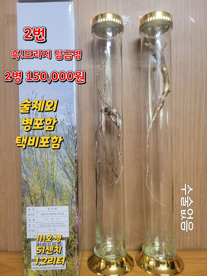 김봉호님의 장터 판매 상품 [도라지 담금병 ] 첨부 사진