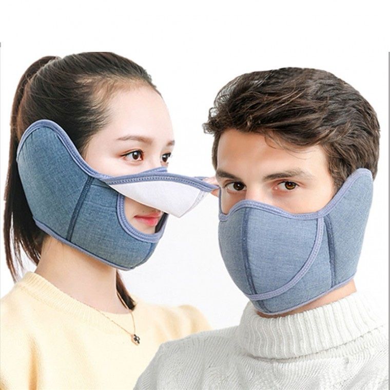 장터 상품 [귀마개마스크 면소재 방한마스크 1개입] 썸네일