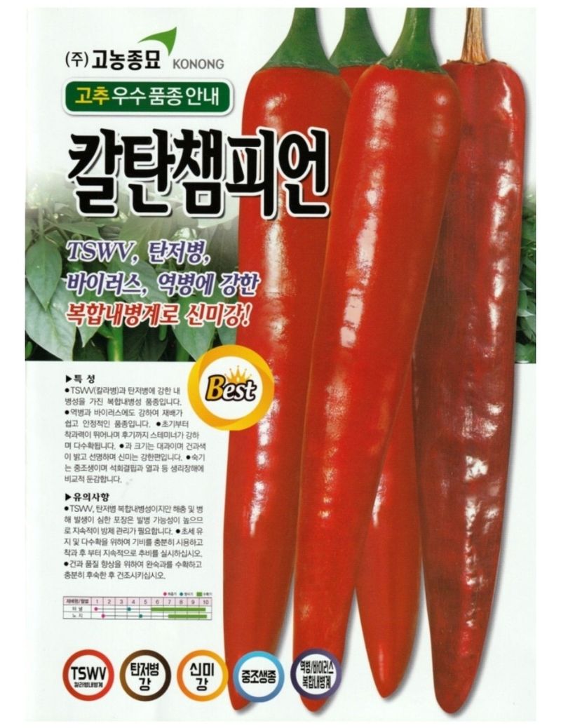 대산농사대장님의 장터 판매 상품 [칼탄챔피언 1200립 복합내병계  극대과  극조생 ] 첨부 사진