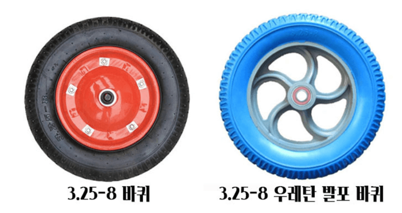 박민수님의 장터 판매 상품 [통바퀴 우레탄바퀴 3.25바퀴 손수레 구루마 전용] 첨부 사진