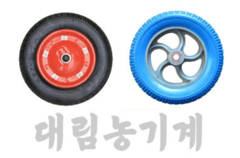장터 상품 [통바퀴 우레탄바퀴 3.25바퀴 손수레 구루마 전용] 썸네일
