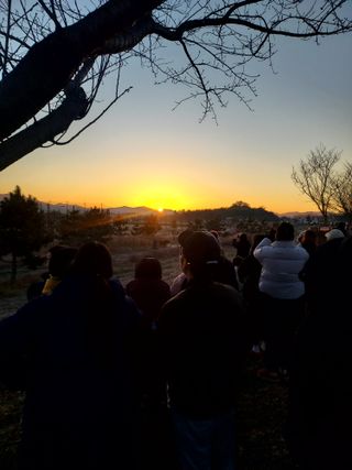 만당사님의 2025년 새해 일출 보셨나요? · 참여글 작성글 사진