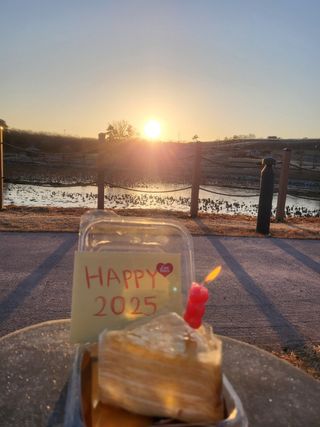 다나농원 이진우님의 2025년 새해 일출 보셨나요? · 참여글 작성글 사진