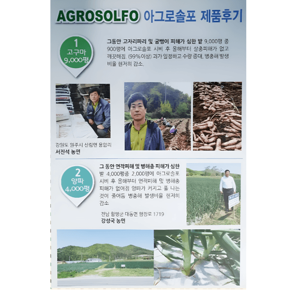 대산농사대장님의 장터 판매 상품 [아그로솔포15kg 순도 99.5%유황비료 스페인산  ] 첨부 사진