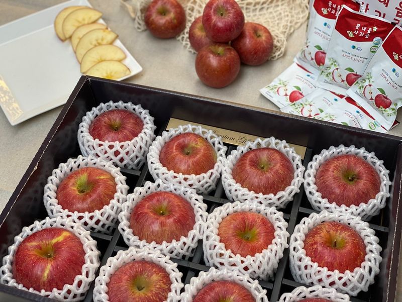 박수정님의 장터 판매 상품 [청송사과선물용4.5키로] 첨부 사진