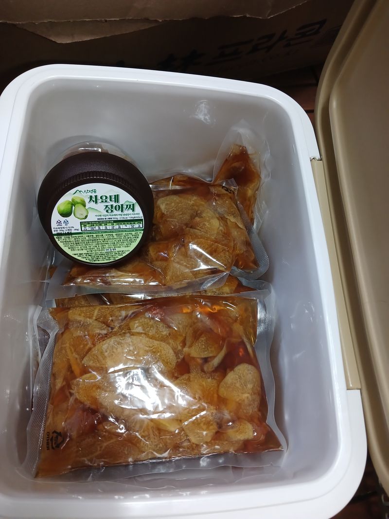 산성골농장님의 장터 판매 상품 [차요테장아찌 350g] 첨부 사진