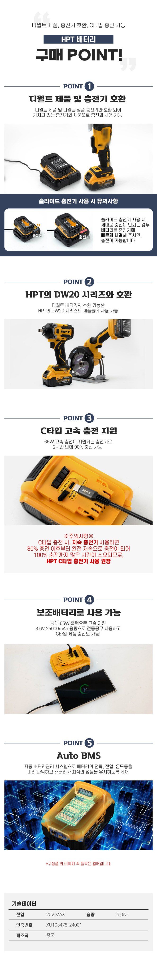 미라클팜님의 장터 판매 상품 [[5%쿠폰] 한 손 미니 송풍기 브로와 [디월트 호환] 대용량 배터리 세트] 첨부 사진