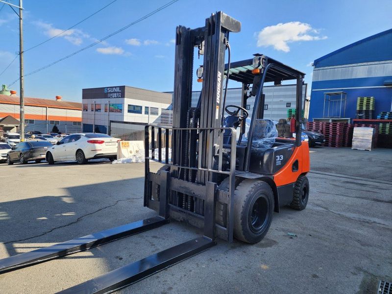 한효진님의 장터 판매 상품 [두산 3.3톤 3단 디젤 중고지게차 ] 첨부 사진