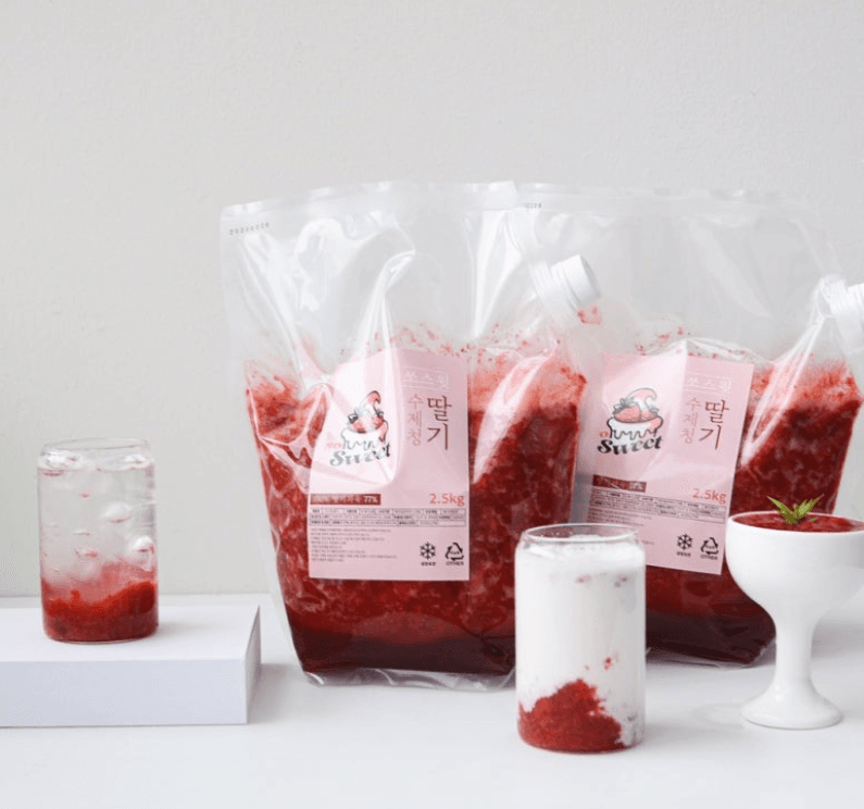 장터 상품 [[쏘스윗] 별난 딸기청 [500g]] 썸네일