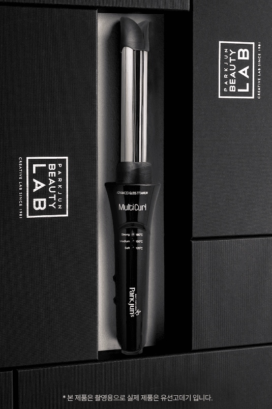 장터 상품 [[박준] 프리미엄 멀티컬 블랙 봉 고데기 PJP-1225] 썸네일