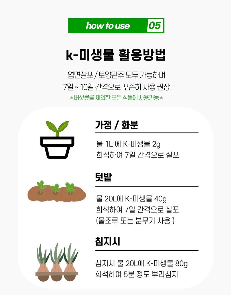 플랜큐님의 장터 판매 상품 [닥터케이 미생물 비료] 첨부 사진