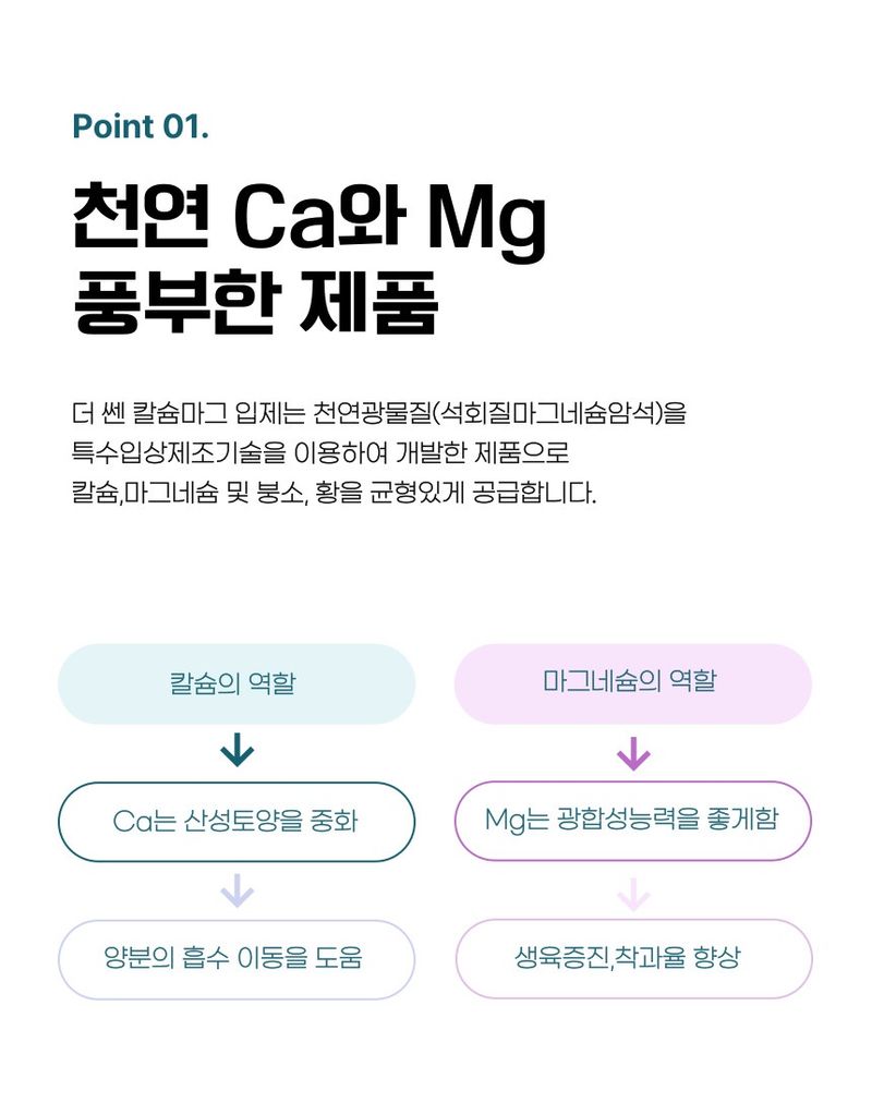 플랜큐님의 장터 판매 상품 [더쎈 칼슘마그 10kg 고품질 석회 고토 유황 붕소 비료 토양개량제] 첨부 사진