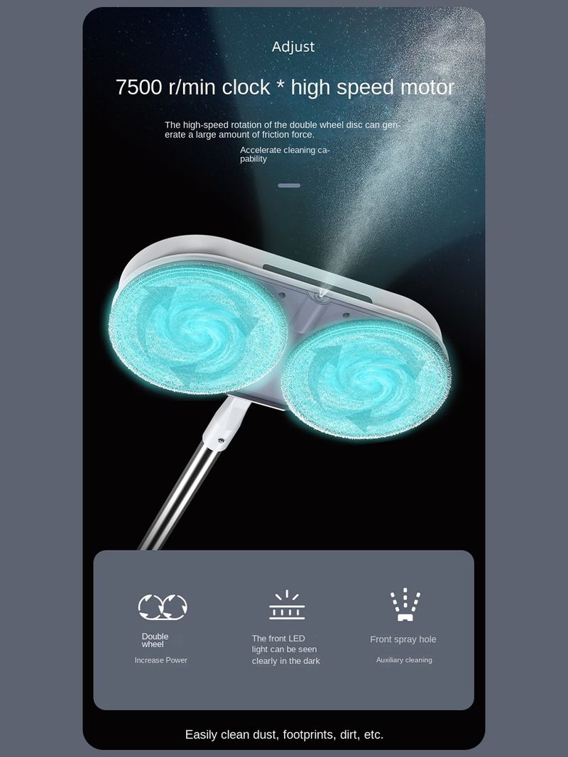 바이털사인님의 장터 판매 상품 [충전용 물걸래 청소기 물 분사 가능] 첨부 사진