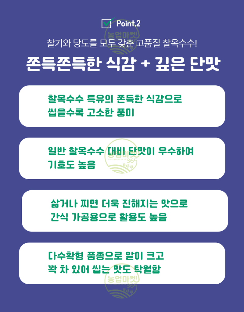 농업마켓365님의 장터 판매 상품 [농업마켓365 아시아종묘 옥수수 오색옥수수 100립] 첨부 사진