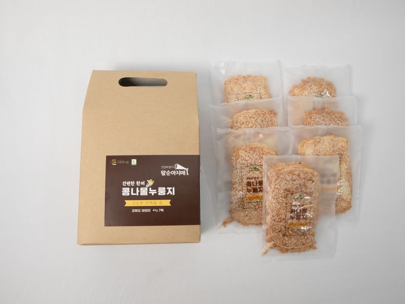 최월숙(왈순아지매)님의 장터 판매 상품 [콩나물누룽지세트] 첨부 사진
