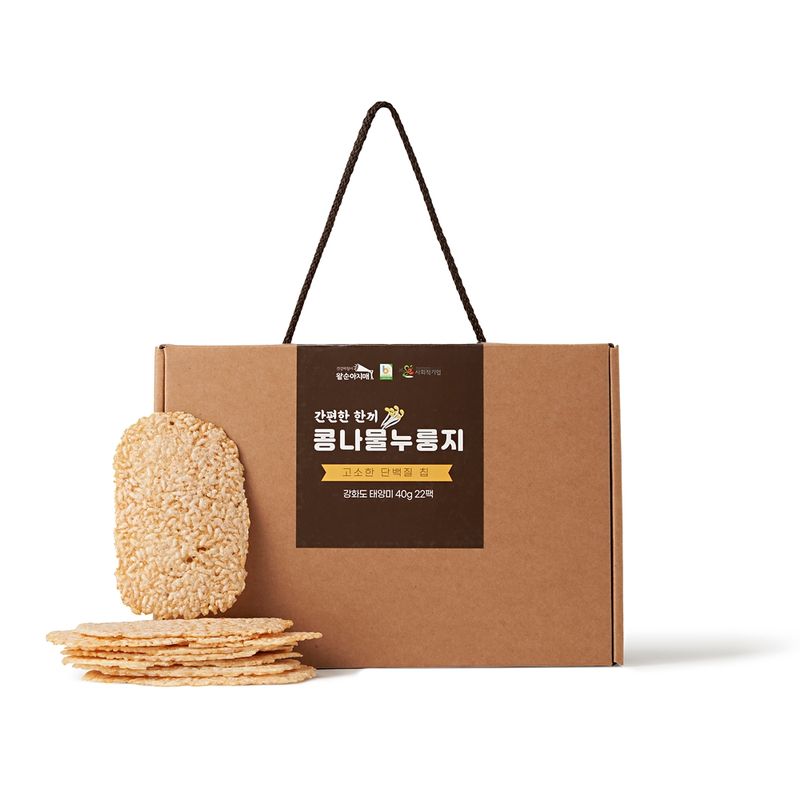 최월숙(왈순아지매)님의 장터 판매 상품 [콩나물누룽지세트] 첨부 사진