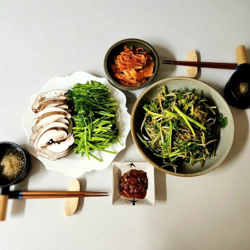 나무7님의 장터 판매 상품 [하우스 밭미나리 1Kg] 첨부 사진