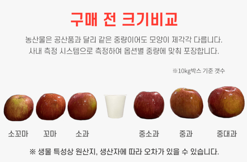 스피드번님의 장터 판매 상품 [경북 부사 사과 (가정용)] 첨부 사진