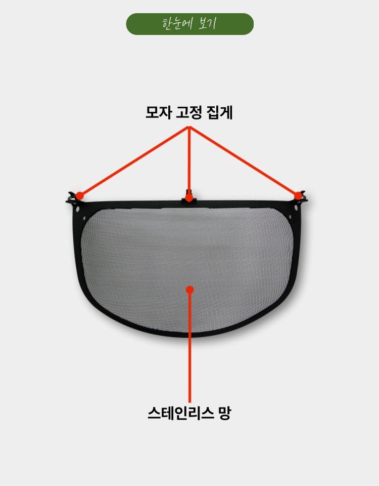 오성오에스씨님의 장터 판매 상품 [오성 안면보호구망 OSC-951B] 첨부 사진