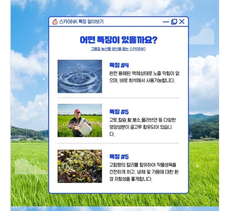 대산농사대장님의 장터 판매 상품 [스카이 NK 콩 , 보리, 밀 ,벼 전용 액상비료  드론사용가능] 첨부 사진