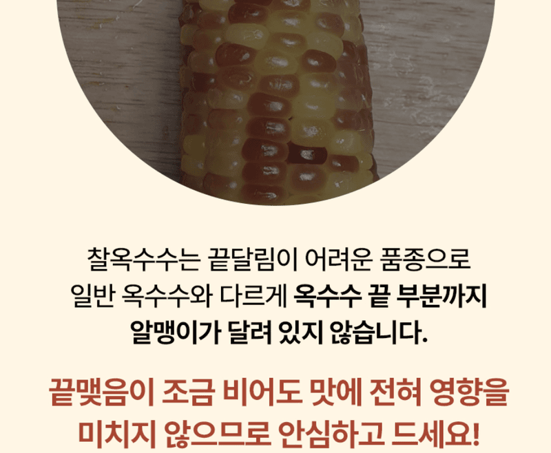 스피드번님의 장터 판매 상품 [홍찰옥수수] 첨부 사진