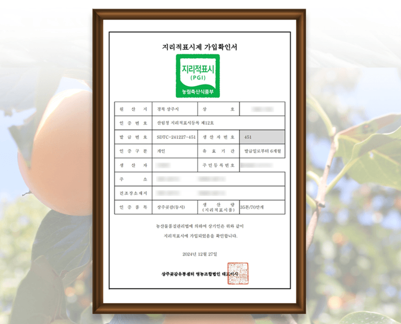 스피드번님의 장터 판매 상품 [가정용 반건시 상주곶감] 첨부 사진