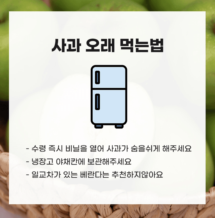 스피드번님의 장터 판매 상품 [여름 햇사과 썸머킹] 첨부 사진