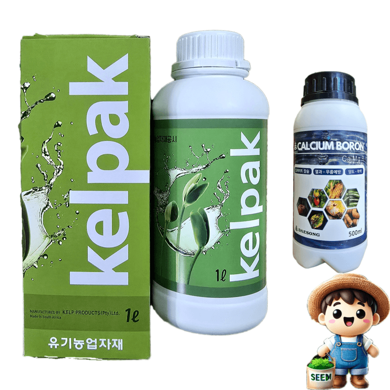 장터 상품 [켈팍 1L + 칼슘보론 킬레이트칼슘 유기농업자재 해조추출물 전작물용] 썸네일