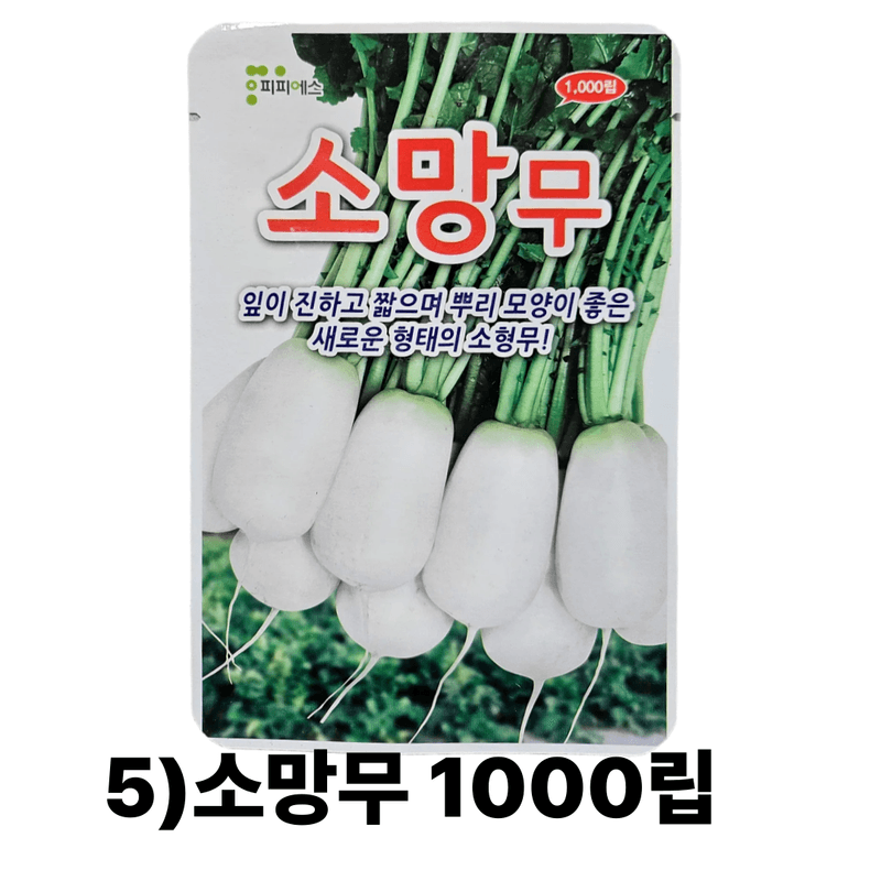 대산농사대장님의 장터 판매 상품 [동오시드 통일김장무 씨앗 15g 약 천립] 첨부 사진