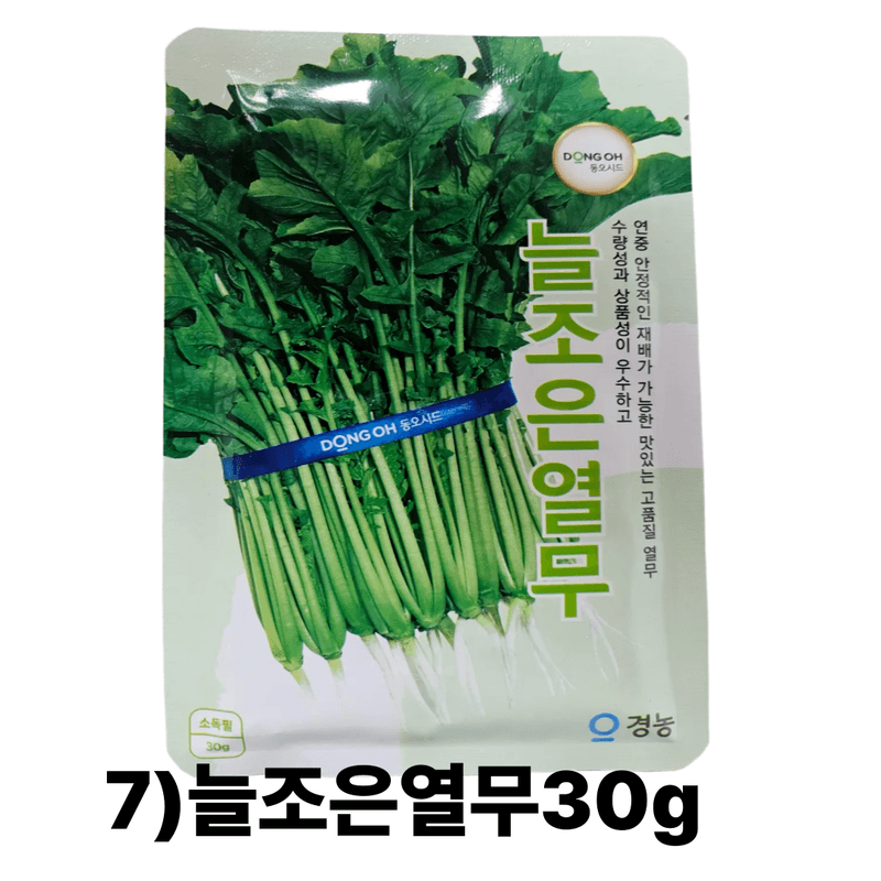 대산농사대장님의 장터 판매 상품 [동오시드 통일김장무 씨앗 15g 약 천립] 첨부 사진