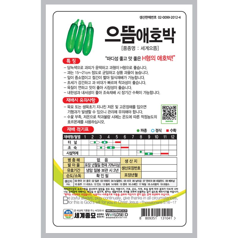 주주씨앗님의 장터 판매 상품 [[세계] 으뜸애호박 30립 애호박 씨앗] 첨부 사진