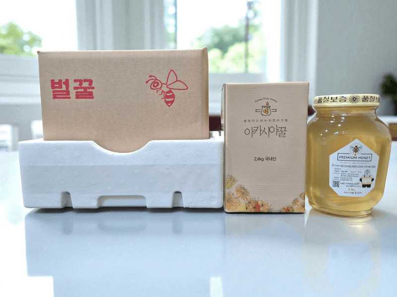 벌꿀*직접생산농장님의 장터 판매 상품 [숙성순수자연벌꿀 2.4kg 아카시아꿀.잡화꿀.밤꿀.로얄제리] 첨부 사진