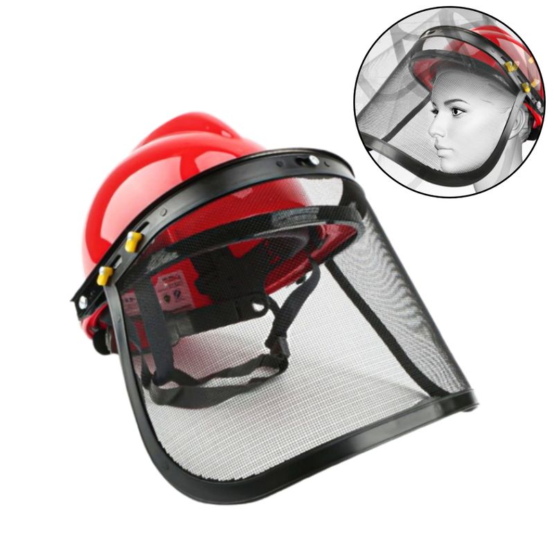 장터 상품 [팜포켓 얼굴보호 예초기 안전보호구 고글 모자 헬맷형 마스크 ] 썸네일