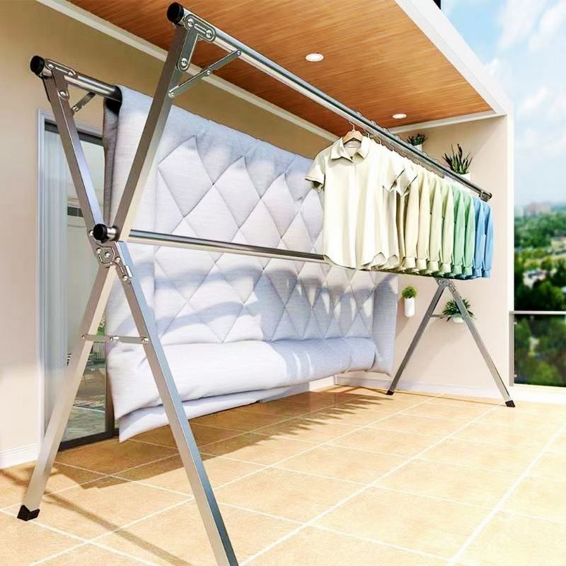 장터 상품 [팜포켓 특대형 이동식 이불 빨래 건조대 X자형 ] 썸네일