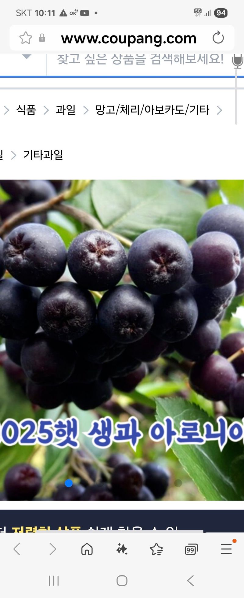 장터 상품 [아로니아] 썸네일