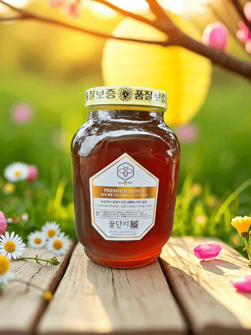 벌꿀*직접생산농장님의 장터 판매 상품 [숙성순수자연벌꿀 2.4kg 아카시아꿀.잡화꿀.밤꿀.로얄제리] 첨부 사진