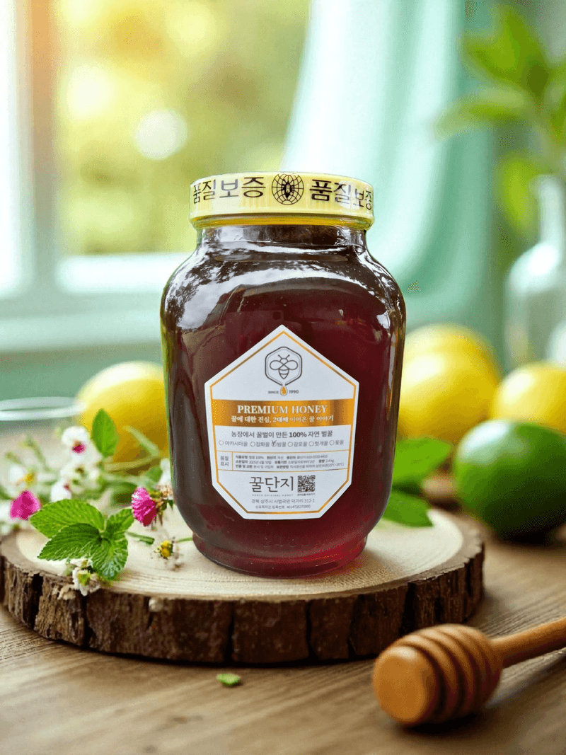 벌꿀*직접생산농장님의 장터 판매 상품 [숙성순수자연벌꿀 2.4kg 아카시아꿀.잡화꿀.밤꿀.로얄제리] 첨부 사진