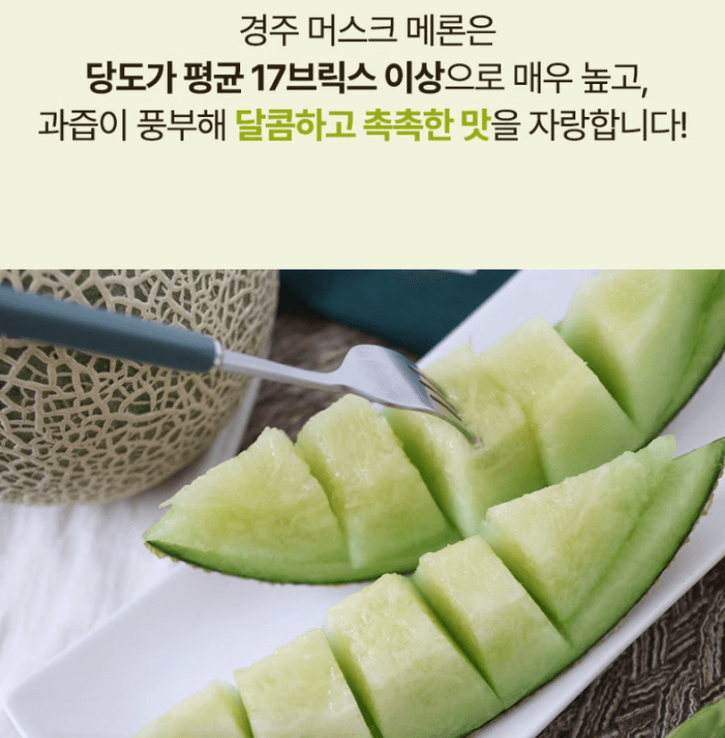 스피드번님의 장터 판매 상품 [(특가)국내산 머스크메론] 첨부 사진