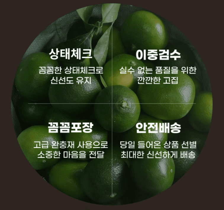 스피드번님의 장터 판매 상품 [제주 풋귤(청귤)] 첨부 사진