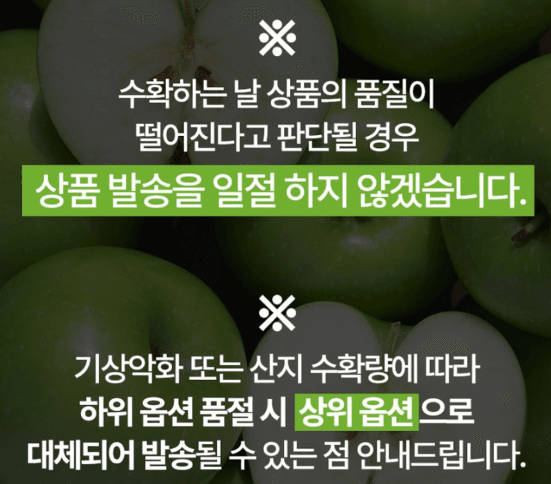 스피드번님의 장터 판매 상품 [(특가) 아오리사과] 첨부 사진