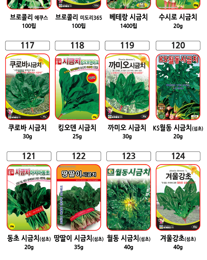 주주씨앗님의 장터 판매 상품 [2025 김장채소 씨앗 모음전 / 무, 배추, 갓, 양파, 시금치, 알타리, 당근 씨앗] 첨부 사진