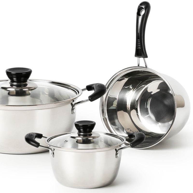 장터 상품 [통가열 가성비 위생적인 스테인레스 냄비 7종 양수 편수] 썸네일