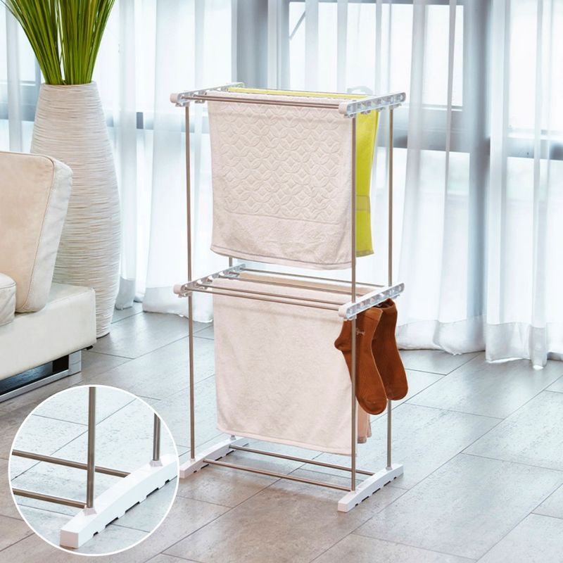 장터 상품 [국내산 소형 원룸 미니 실내 세탁 빨래건조대 2단] 썸네일