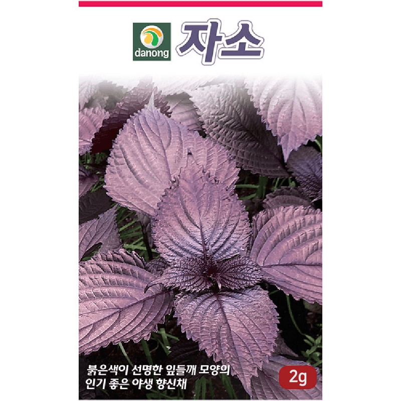 장터 상품 [[다농] 자소 2g / 일본깻잎 시소, 차조기 씨앗 / 적자소 종자] 썸네일